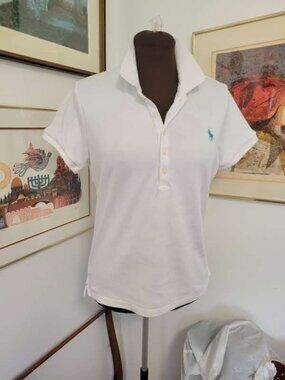Ralph Lauren Blue Label White Polo Shirt Size XL